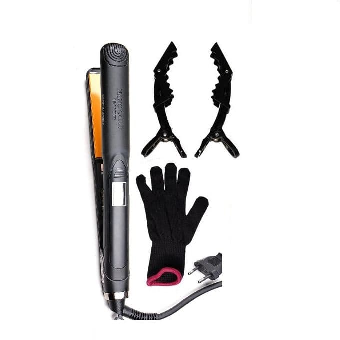 Tornado Gold Nano Hair Straightener 980 Fahrenheit , Black