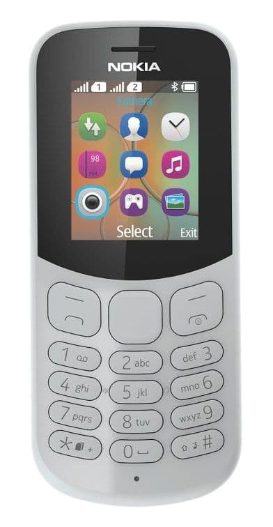 Nokia Nokia 130 Dual-SIM , Grey