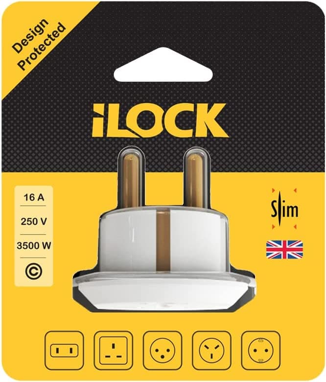 iLOCK Converter Plug, 250 Volt