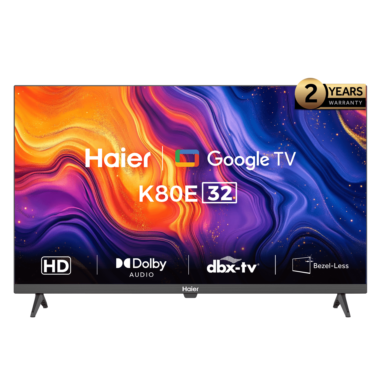 Haier 32 Inch Smart TV , HD LED Built-In Receiver - H32K80E