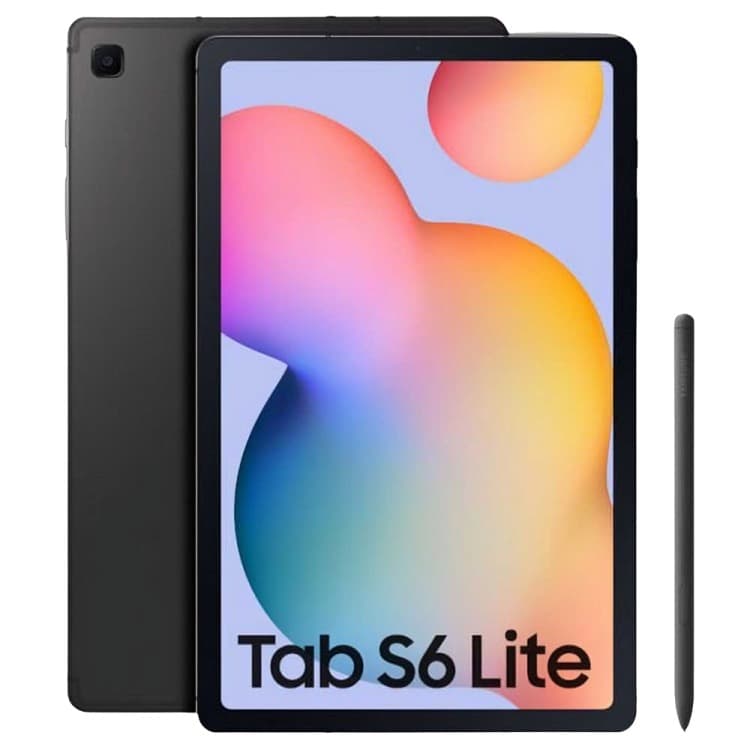 Samsung Galaxy Tab S6 Lite Tablet , 128 GB , 4 GB , Wi-Fi , Without SIM , Grey
