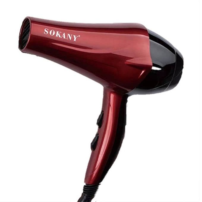 Sokany Hair Dryer 2400 Watt , Red - SK-2211