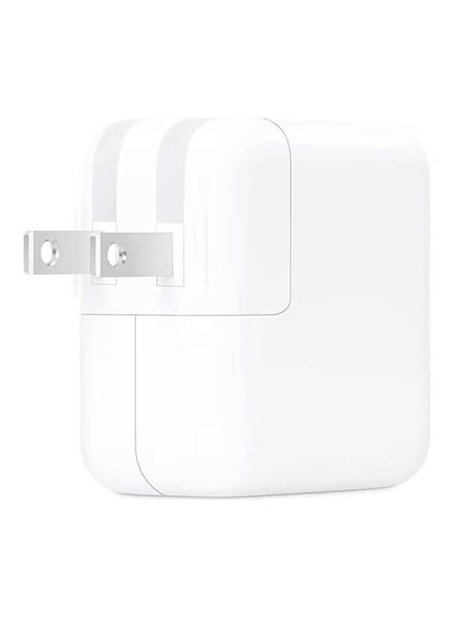 Apple Laptop Charger for MacBook and 13-inch MacBook Pro , 30 Watt , White - MR2A2LL/A
