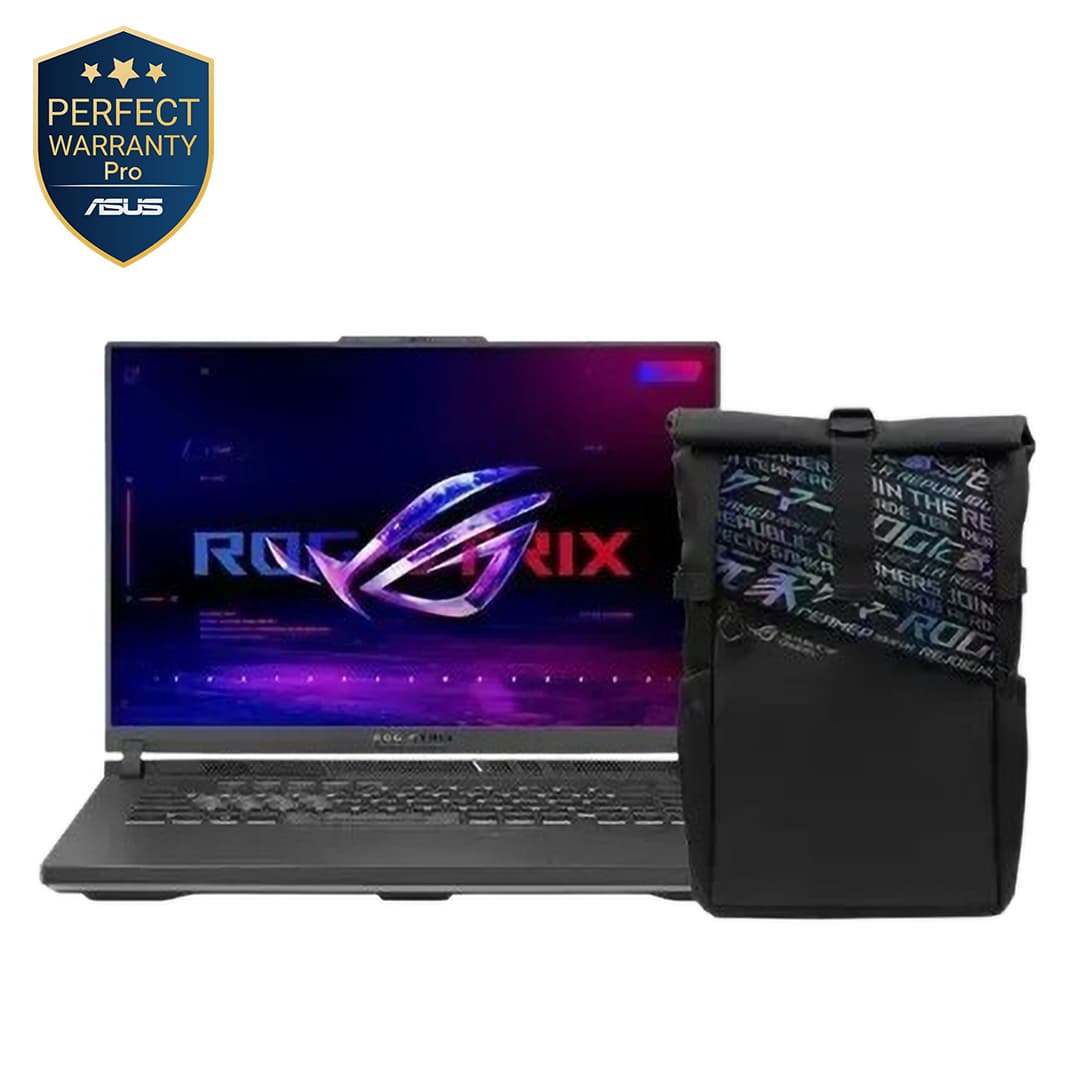 Asus ROG Strix G16 G614FR-G4032W Laptop ,AMD Ryzen 9 9955HX 16 Inch ,1 Terabyte SSD ,32 GB ,NVIDIA GeForce RTX 5070 TI ,Windows 11 - Volt Green