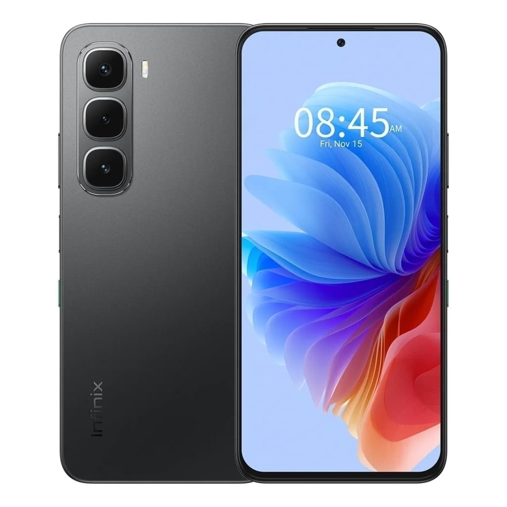 Infinix Hot 60i , 128 GB , 6 GB , 4G , Dual-SIM - Black