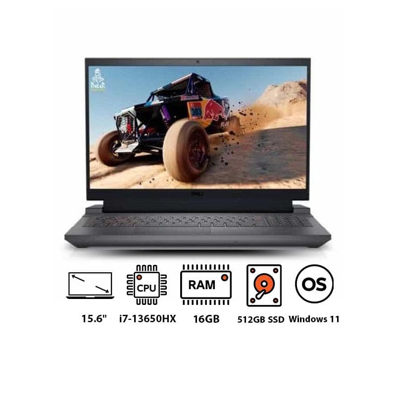 Dell G15-5530 Laptop ,Intel Core i7-13650HX ,512 GB ,16 GB ,NVIDIA GeForce RTX 3050 ,Windows 11