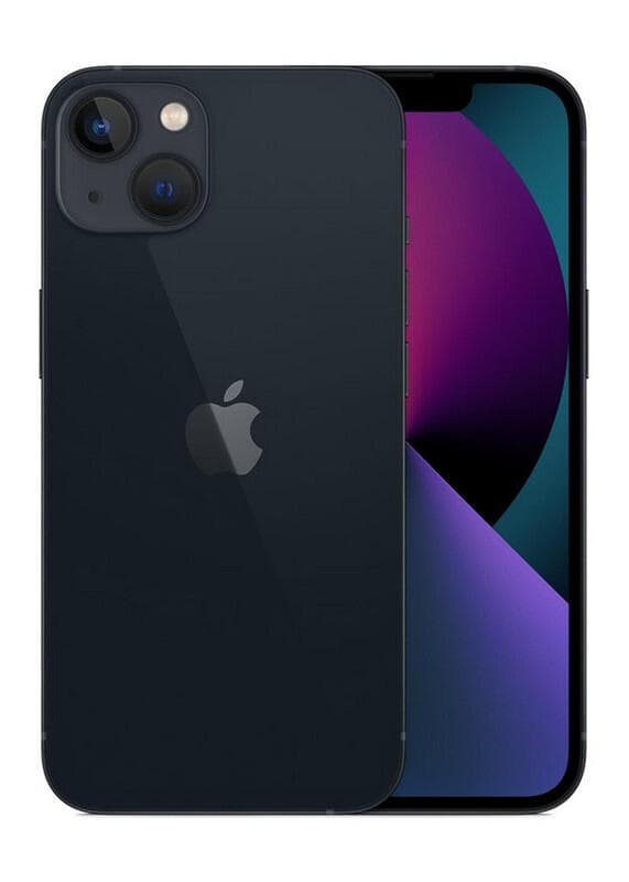 Apple iPhone 13 , 128 GB , 4 GB , 5G , Single SIM - Midnight