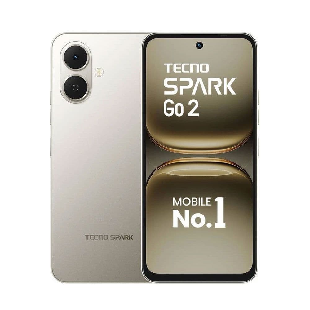 Tecno Spark Go 2 , 128 GB , 4 GB , 4G , Dual-SIM - Titanium Grey
