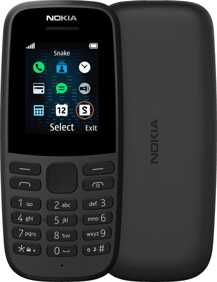 Nokia 105 2019 Dual-SIM , Black