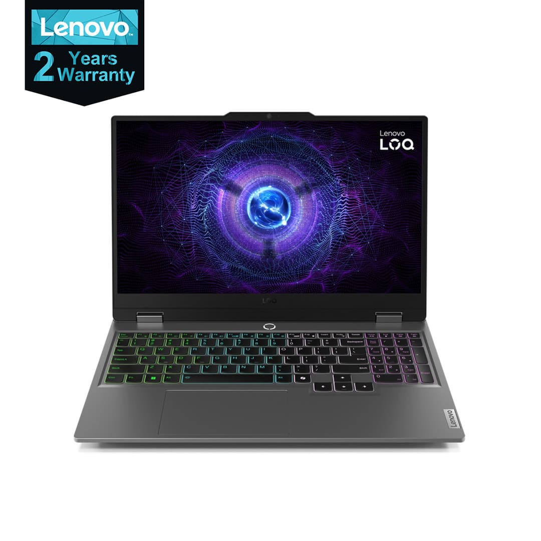 Lenovo LOQ 15IRX9 Gaming Laptop ,Intel Core i7-13650HX 15.6 Inch ,512 GB SSD ,16 GB ,NVIDIA GeForce RTX 4050 ,FreeDos - Grey