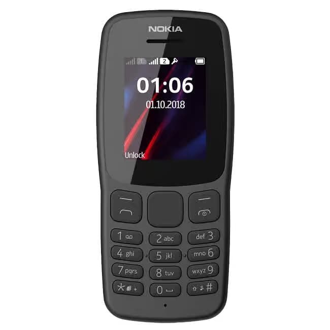 Nokia 106 (2018) Dual-SIM , Gray