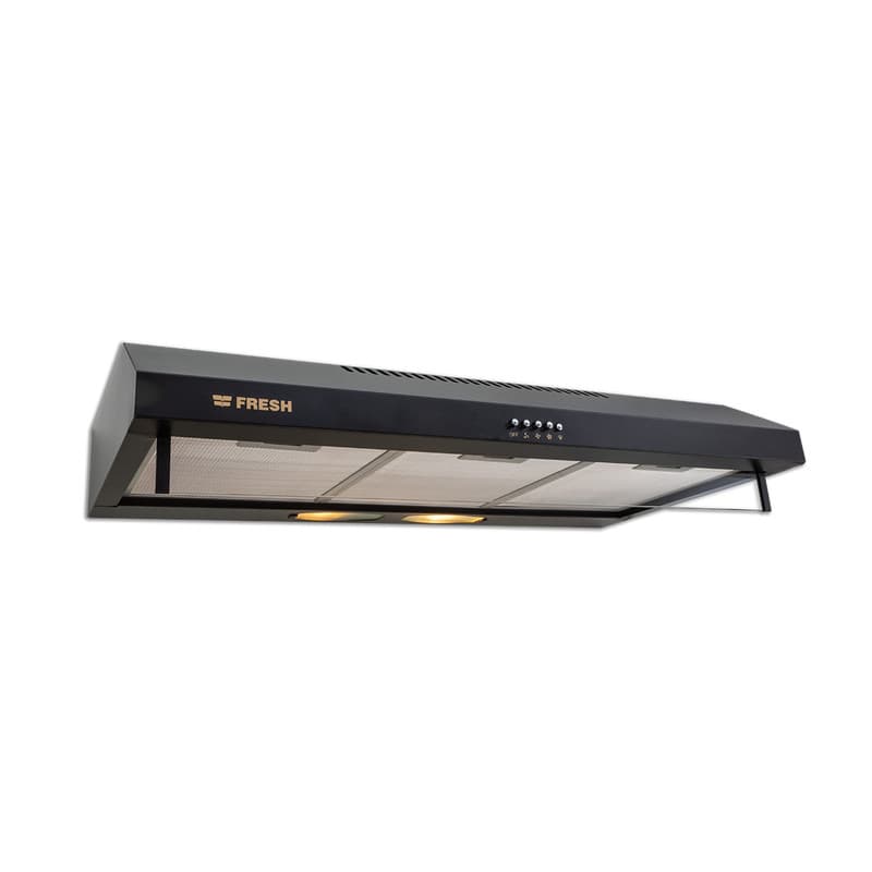 Fresh Built-In Flat Hood , 90 Centimeter , Black - 15543