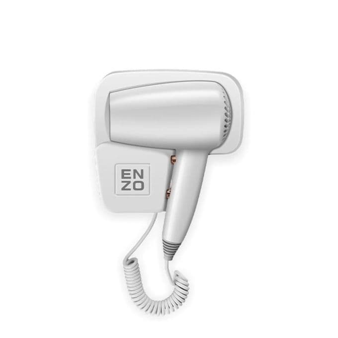 Enzo Hair Dryer 1600 Watt , White - EN-6005