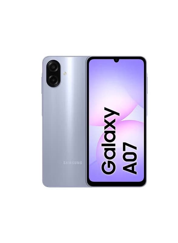 Samsung A07 , 128 GB , 4 GB , 4G LTE , Dual-SIM - Light Violet