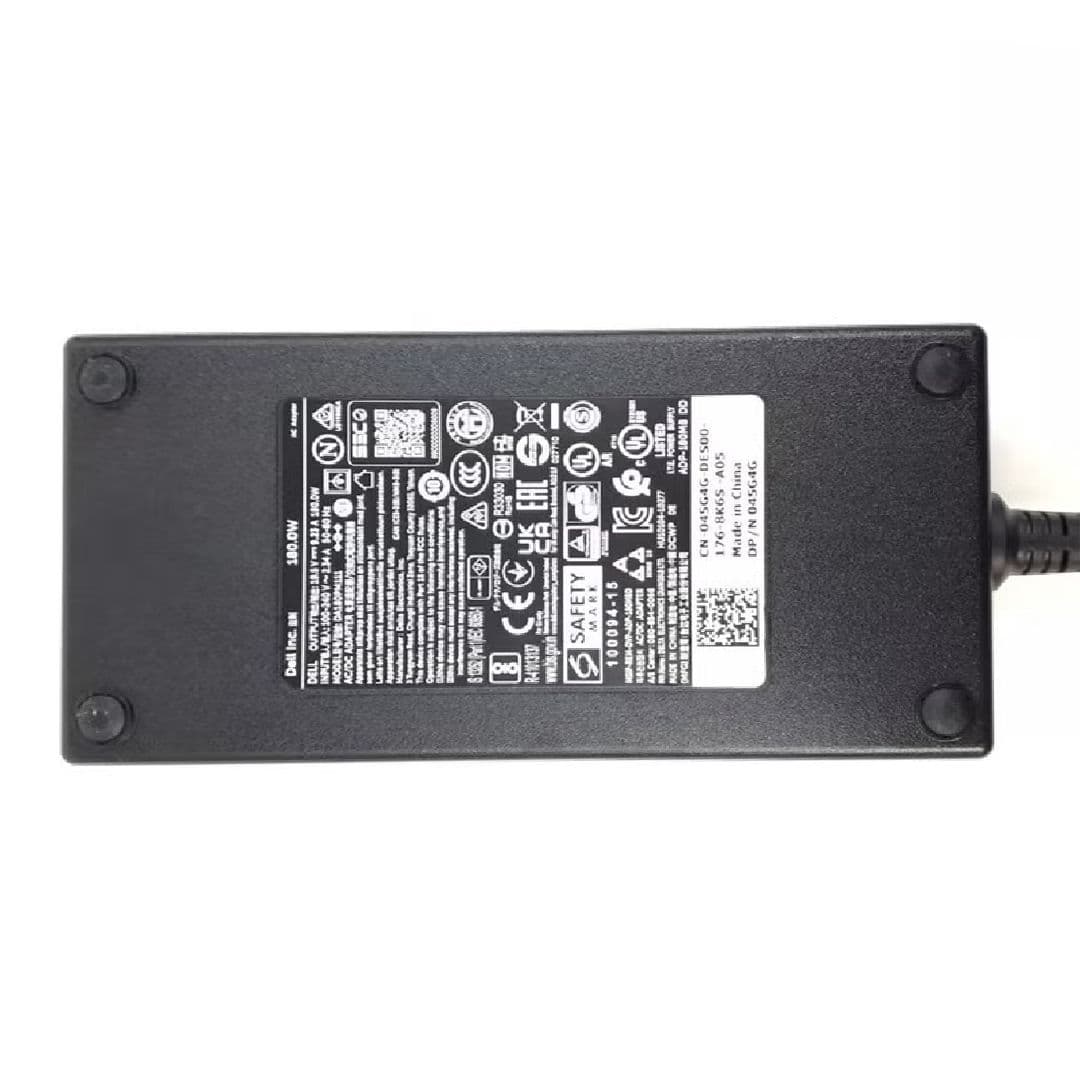 Generic Laptop Charger for Dell Laptops DC 7.4×5mm , 180 Watt , Black