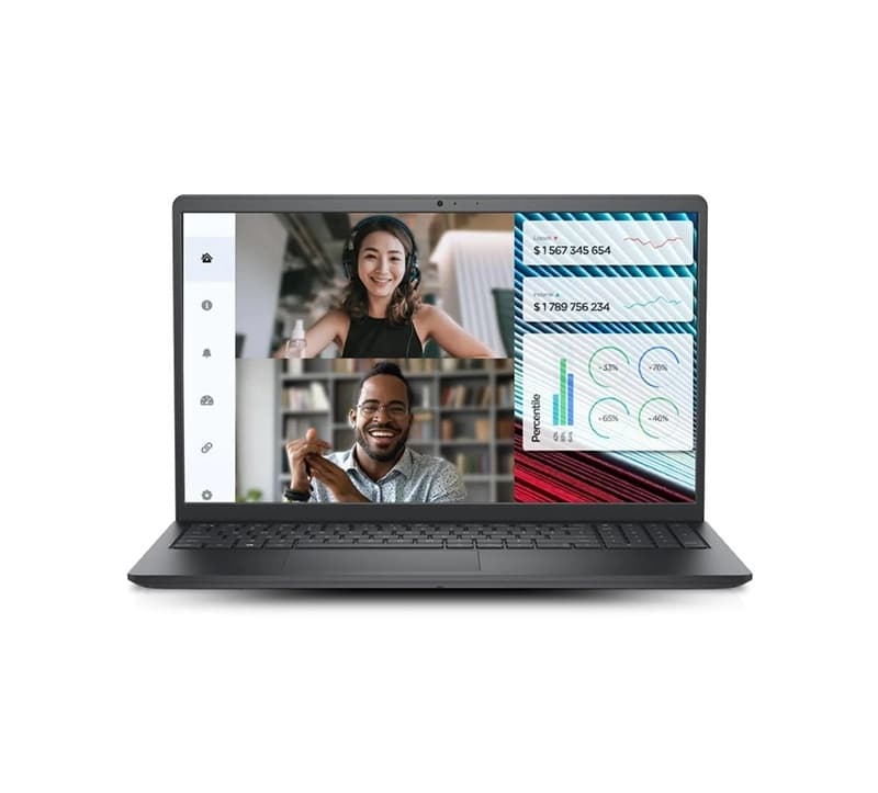 Dell Vostro 3520 Laptop ,Intel Core i5-1235U 15.6 Inch ,256 GB SSD ,4 GB ,Intel UHD Graphics ,FreeDos - Carbon Black