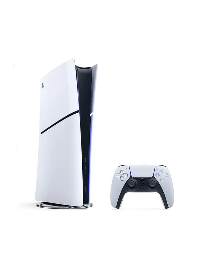 Sony PlayStation 5 Slim Digital Edition 1 Terabyte , 1 Controllers , White