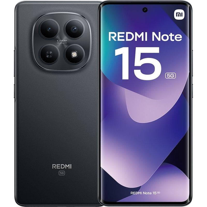 Xiaomi Redmi Note 15 , 512 GB , 12 GB , 5G , Dual-SIM - Black