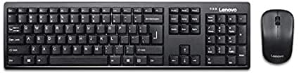 Lenovo 100 Business Wireless Keyboard and Mouse , Black