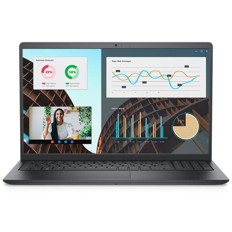 Dell Vostro 15-3530 Laptop ,Intel Core i7-1355U 15.6 Inch ,512 GB SSD ,8 GB ,Intel UHD Graphics ,FreeDos - Carbon Black