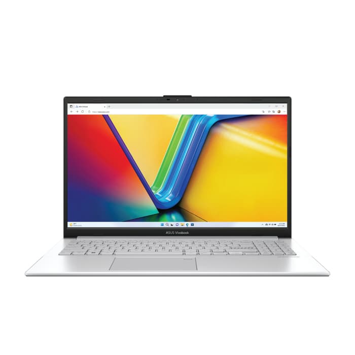 Asus VivoBook Go 15 E1504FA-NJ005W Laptop ,AMD Ryzen 5 7520U 15.6 Inch ,512 GB SSD ,8 GB ,AMD Radeon Graphics ,Windows 11 - Cool Silver