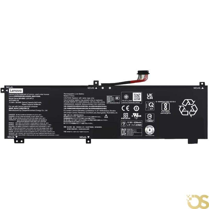 Generic Lenovo L22C4PC3 Laptop Battery for Lenovo LEGION 9 16IRX8 - 16IRX9 and LEGION SLIM 7 16APH8 -16IRH8 L22C4PC3 - L22C4PC3
