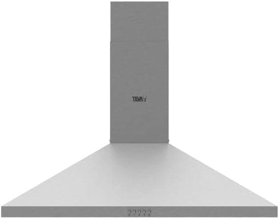 Teva Built-In Pyramids Hood , 90 Centimeter , Stainless Steel - D4.9-850-X