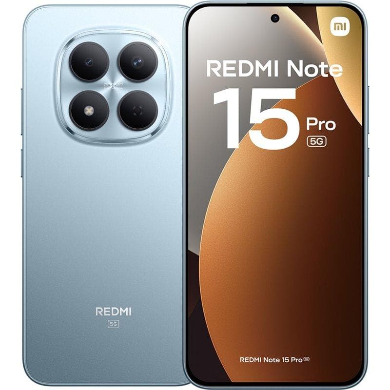 Xiaomi Redmi Note 15 Pro , 256 GB , 12 GB , 5G , Dual-SIM - Glacier Blue