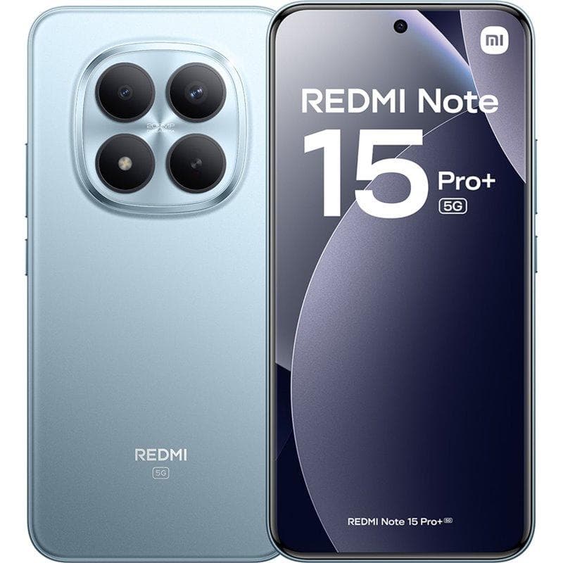 Xiaomi Redmi Note 15 Pro Plus , 512 GB , 12 GB , 5G , Dual-SIM - Glacier Blue