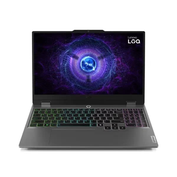 Lenovo LOQ 15IRX9 83DV012AED Gaming Laptop ,Intel Core i5-13450HX 15.6 Inch ,512 GB SSD ,16 GB ,NVIDIA GeForce RTX 3050 ,FreeDos - Luna Grey
