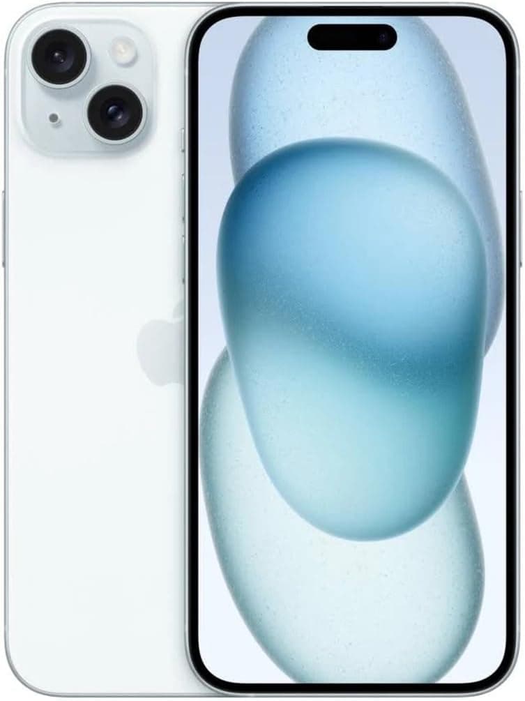 Apple iPhone 15 , 128 GB , 8 GB , 5G , Dual-SIM - Blue