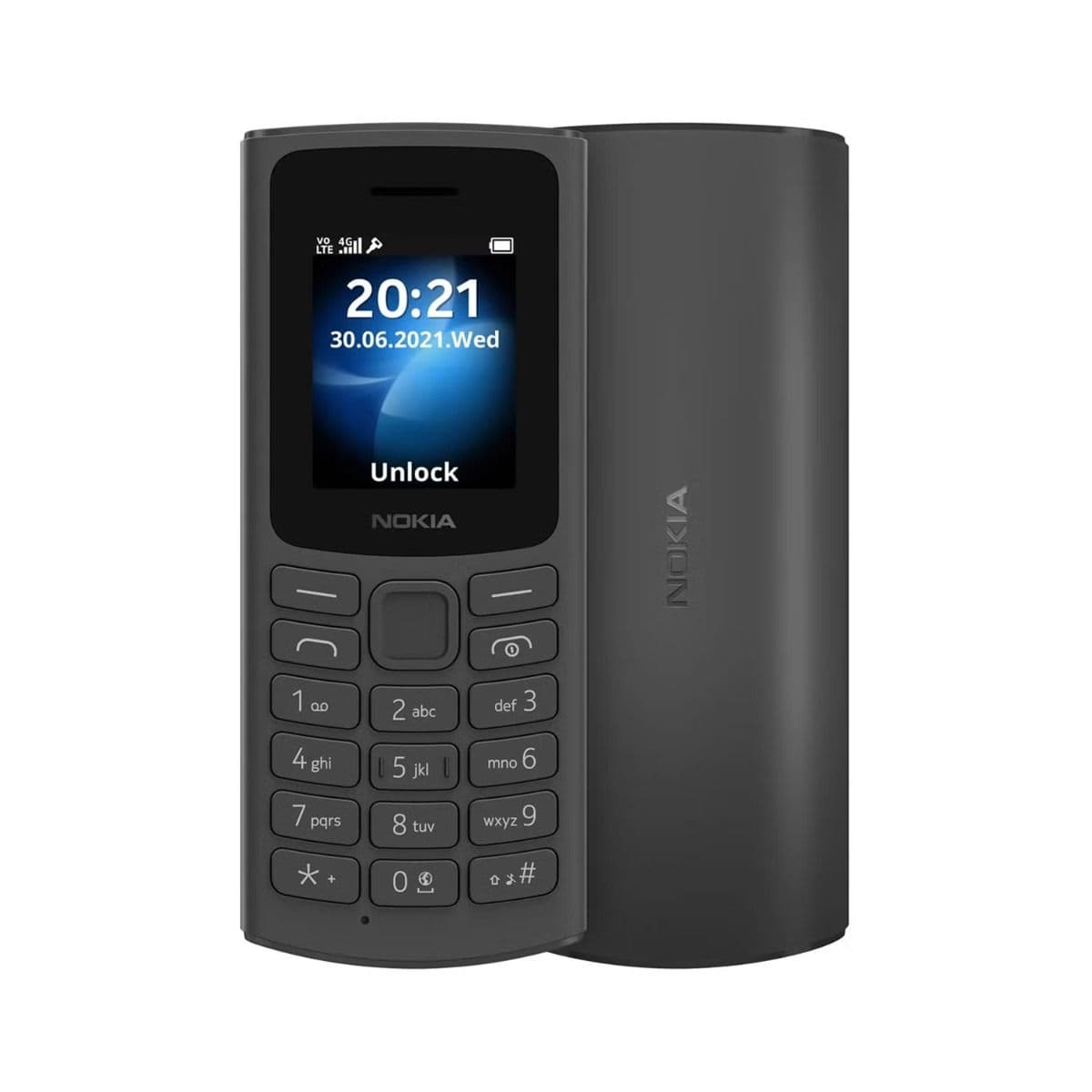 Nokia 105 Dual-SIM , Black