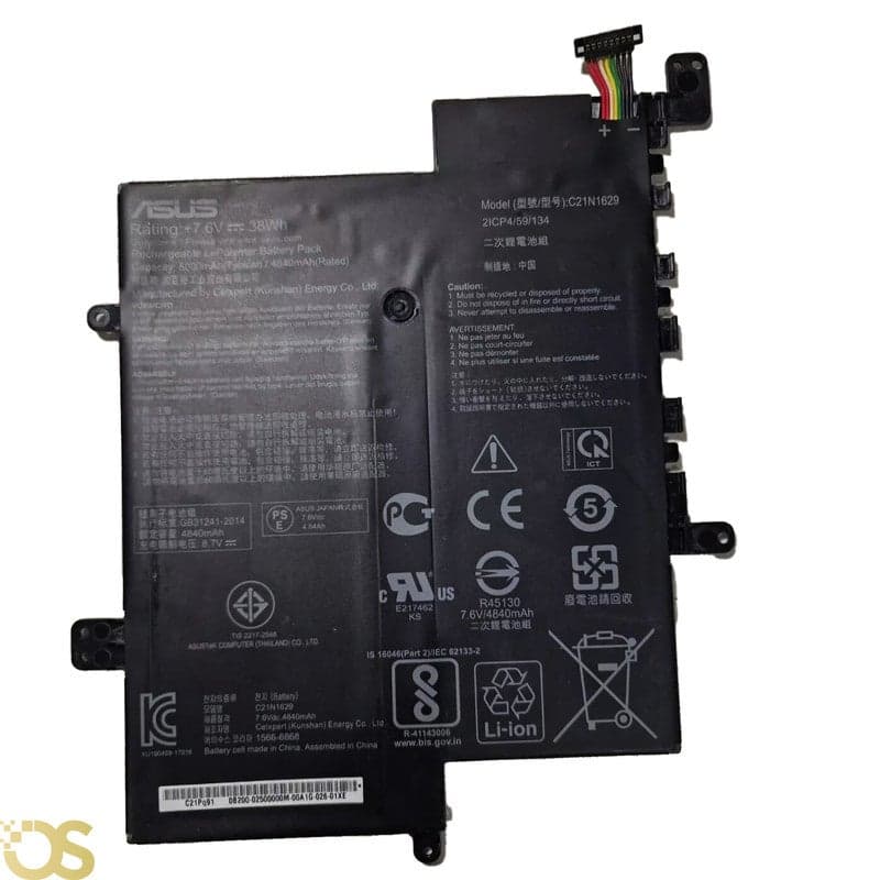 Generic ASUS C21N1629 ORG Laptop Battery for ASUS E203MA E203MAH E203NA E203NAH L203NA R203MA R207NA VivoBook E12 X207NAH Vivobook L203NA C21N1629 - C21N1629 ORG