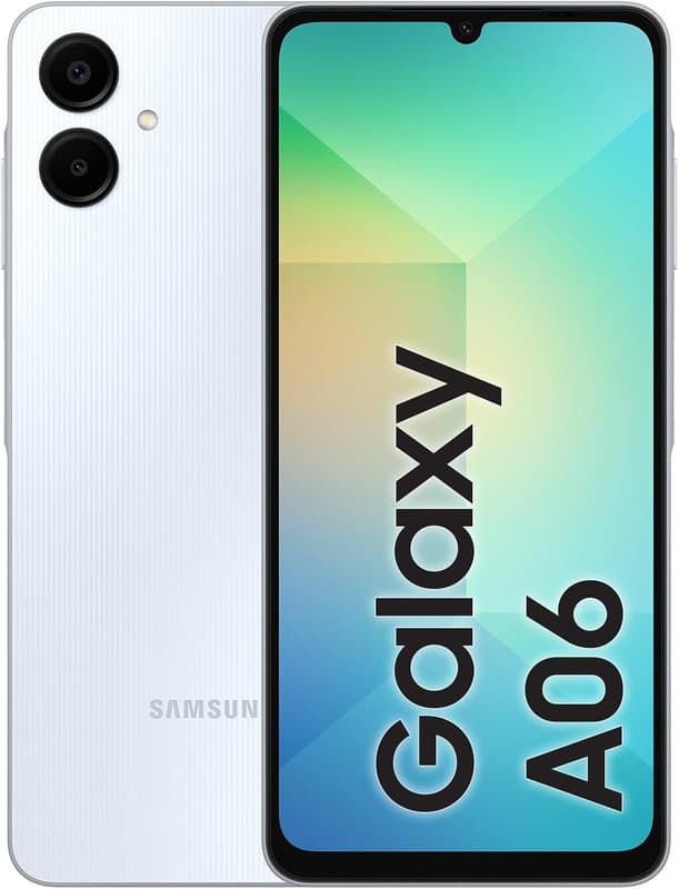 Samsung Galaxy A06 , 128 GB , 6 GB , 4G LTE , Dual-SIM - Light Blue