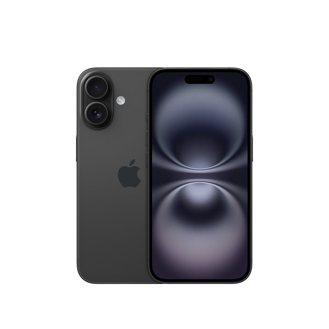 Apple iPhone 16 , 128 GB , 8 GB , 5G , Single SIM - Black