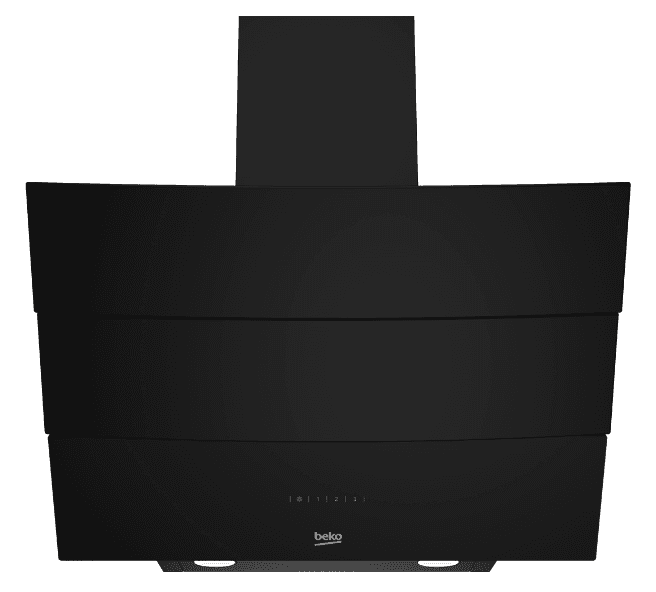 Beko Built-In Decorative Hood , 60 Centimeter , Black - HCA62640BE