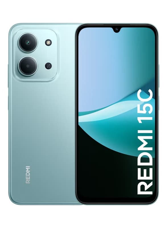 Xiaomi Redmi 15C , 128 GB , 6 GB , 4G LTE , Dual-SIM - Mint Green