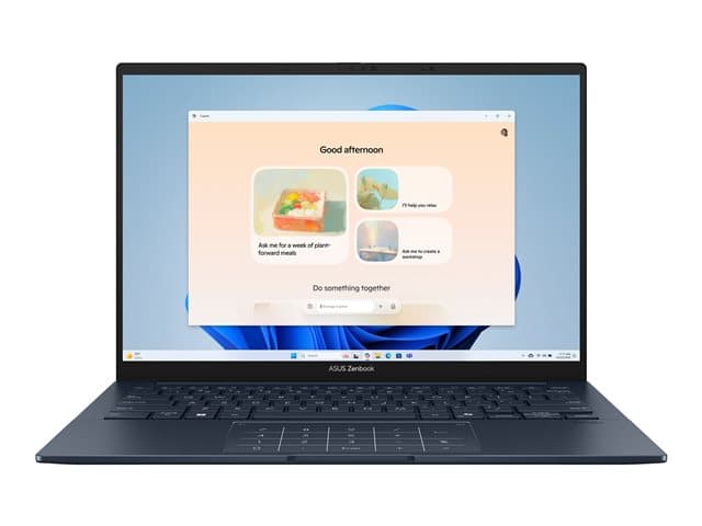 Asus Zenbook 14 OLED UX3405CA-PZ009W Laptop ,Intel Core Ultra 9 285H 14 Inch ,1 Terabyte SSD ,32 GB ,Intel Arc Graphics ,Windows 11 - Foggy Silver
