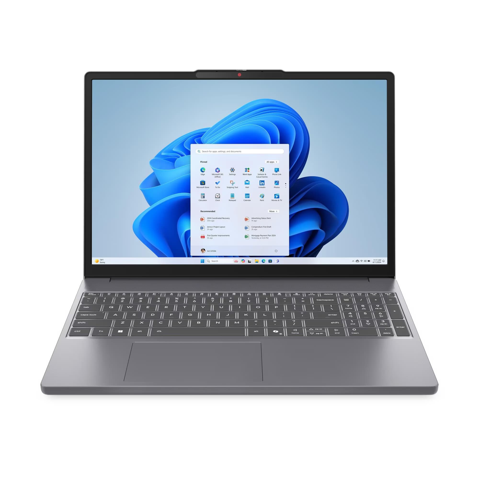Lenovo IdeaPad Slim 3 15IRH10 Laptop ,Intel Core i5-13420H 15.3 Inch ,512 GB SSD ,16 GB ,Intel UHD Graphics ,FreeDos - Luna Grey