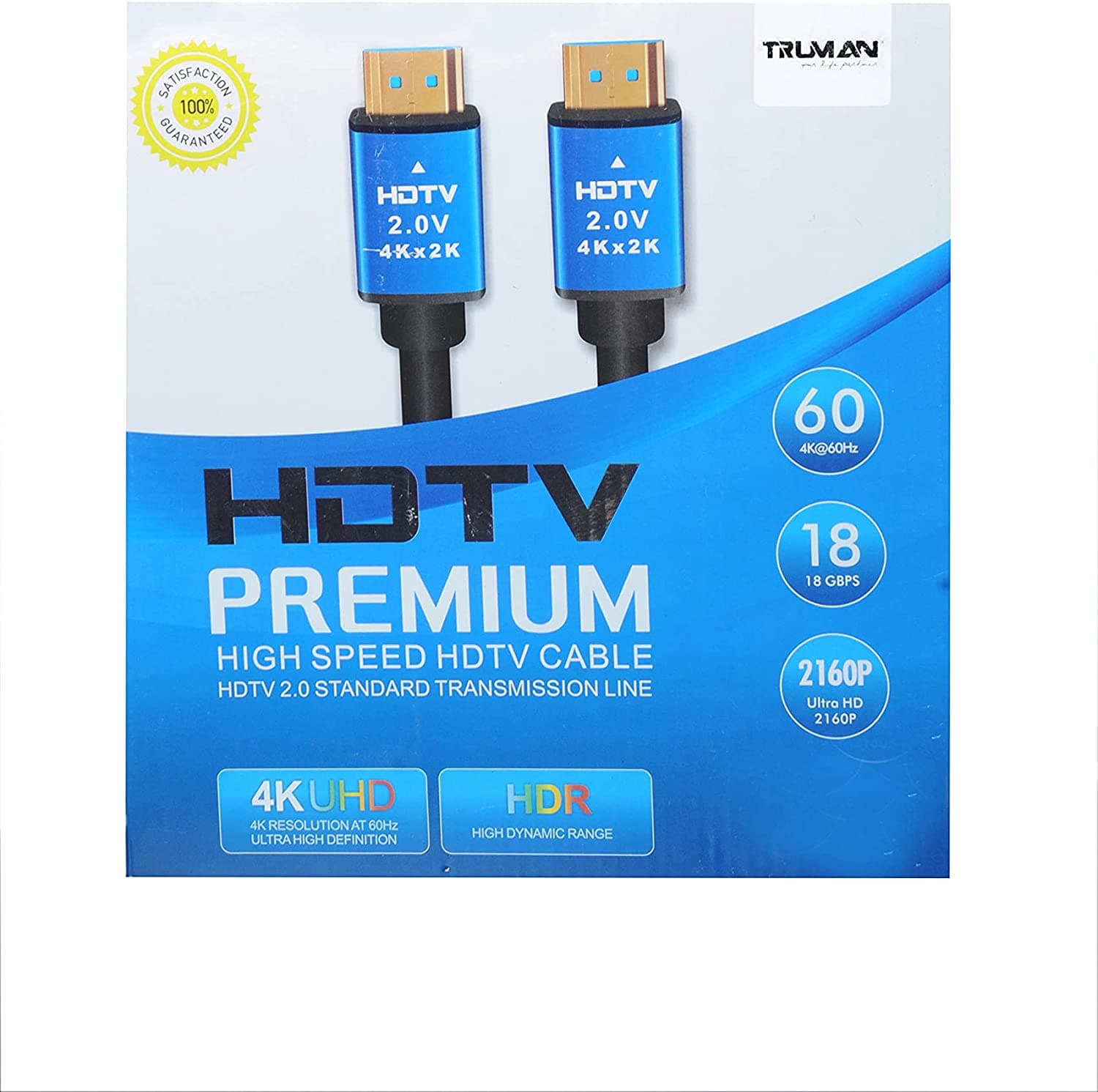 Truman HDMI Cable , Black