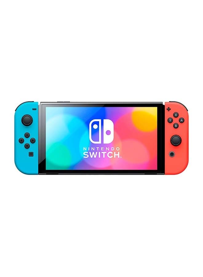 OLED 2021 Nintendo Switch , Neon Red/Neon Blue