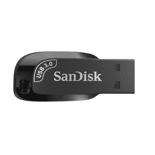 Sandisk Ultra Shift USB 3 Flash Drive , 128 GB , Black - SDCZ410-128G-G46