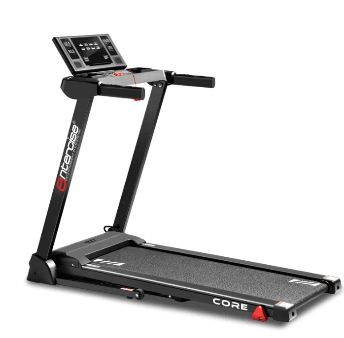 Entercise Core Foldable Treadmill , 110 Kilogram 2 horsepower , Black