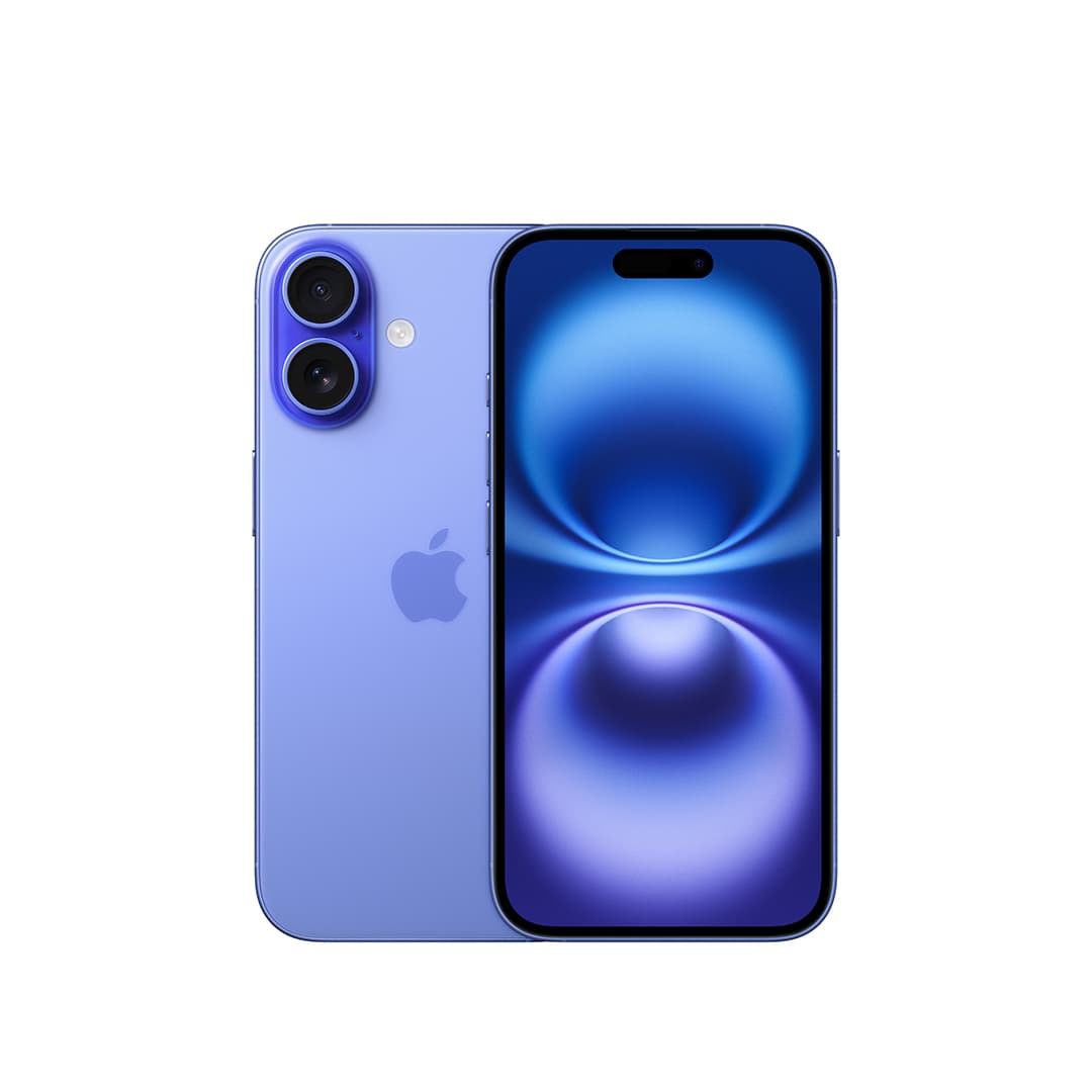 Apple iPhone 16 , 128 GB , 8 GB , 5G , Single SIM - Ultramarine