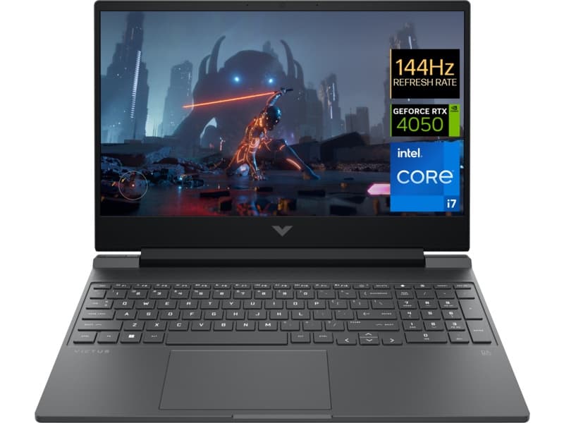 Hp Victus 15-fa1111ne 9U5Y8EA Laptop ,Intel Core i7-13700H 15.6 Inch ,512 GB ,16 GB ,NVIDIA GeForce RTX 4050 ,Windows 11 - Silver
