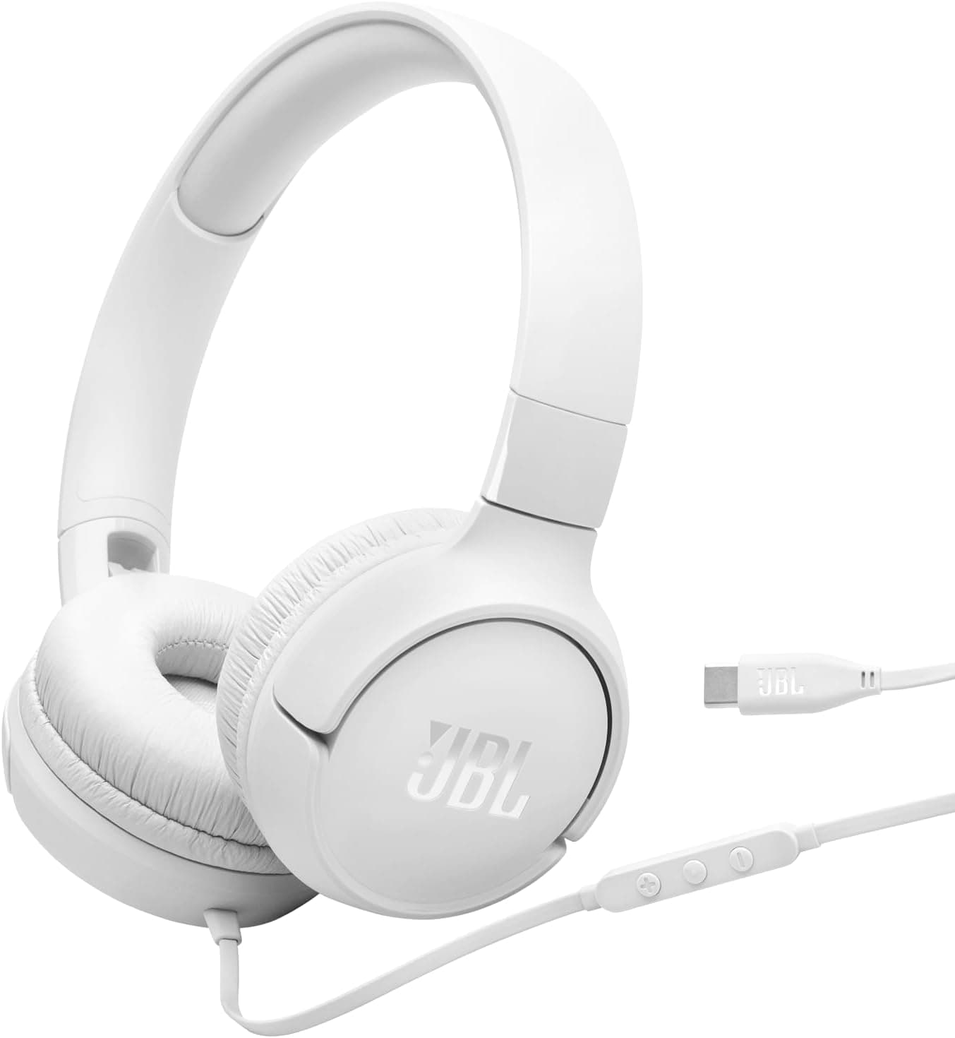 Jbl Tune 520C Wired On Ear Headphones , White