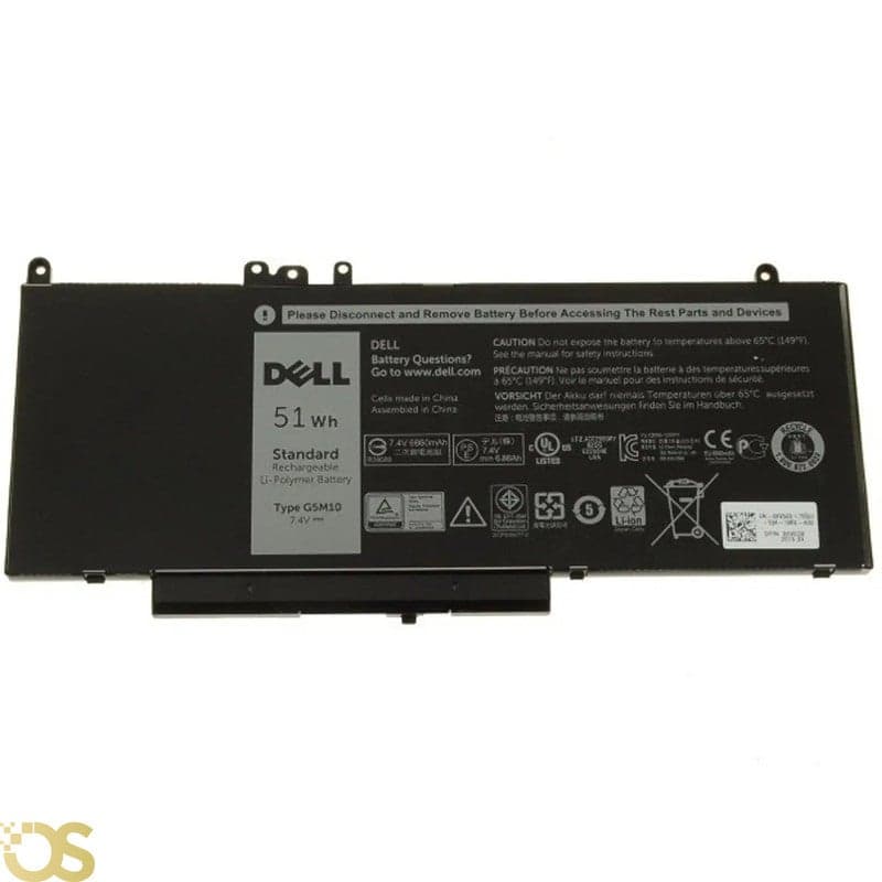 Generic Dell G5M10 Laptop Battery for Dell Latitude E5450 E5470 E5550 G5M10 - G5M10
