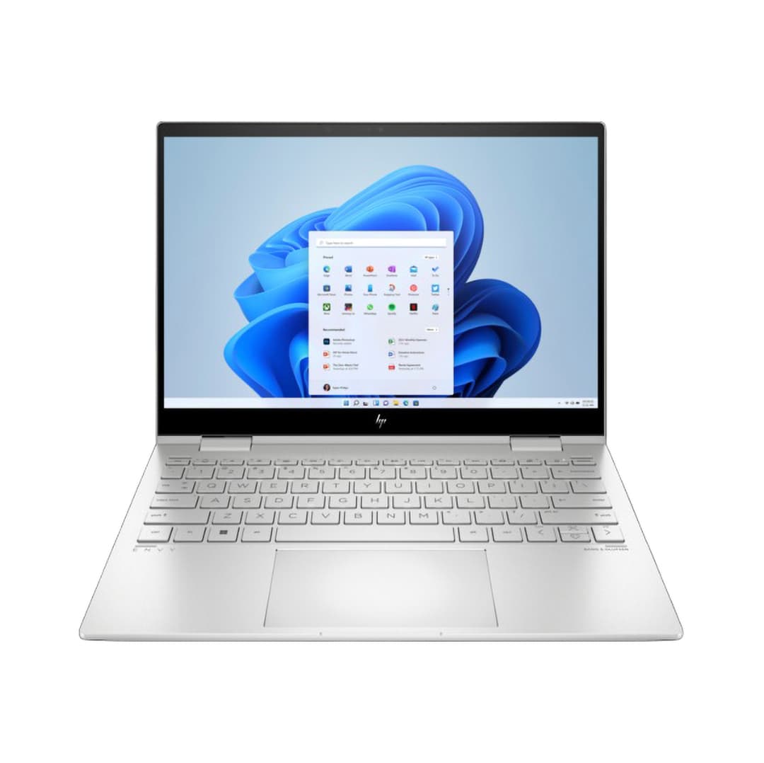 Hp Envy X360 Laptop ,Intel Core i7-1250U 13.3 Inch ,1 Terabyte HDD ,16 GB ,Intel Iris XE Graphics ,Windows 11 - Silver