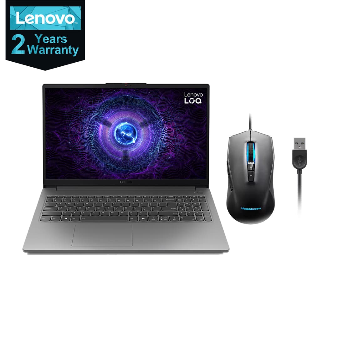 Lenovo LOQ 15IAX9E Essential 83LK0061ED Laptop ,Intel Core i7-12650HX 15.6 Inch ,512 GB ,16 GB ,NVIDIA GeForce RTX 4050 ,Windows 11 - Luna Grey