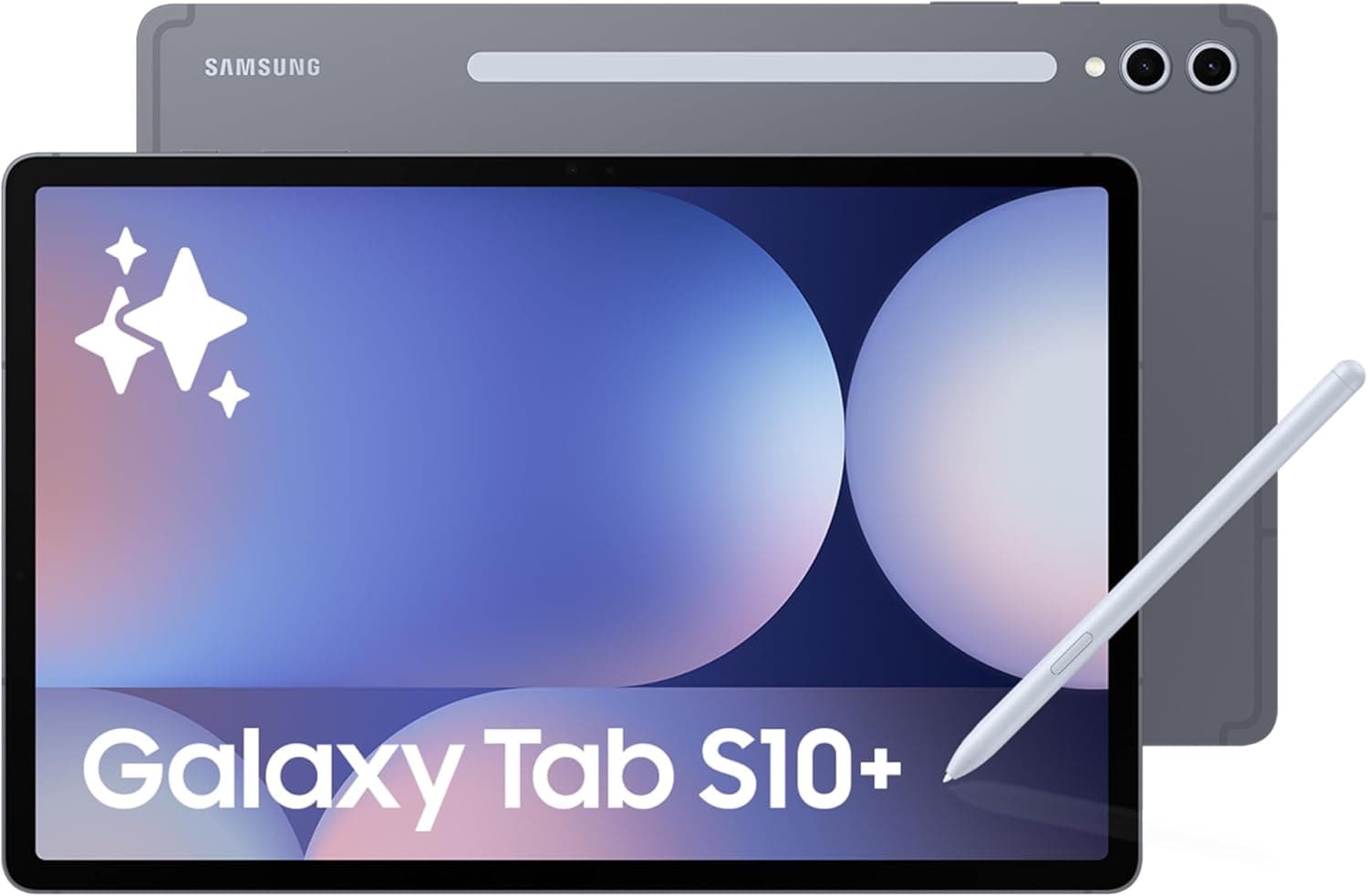 Samsung Galaxy Tab S10 Plus Tablet , 256 GB , 12 GB , 5G , Dual-SIM , Moonstone Gray